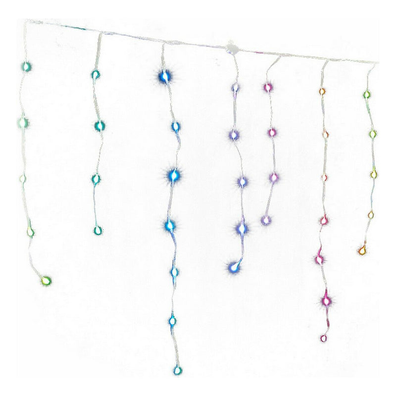 Se LED gardin Icicle Multifarvet (300 x 70 cm)  Stort online udvalg i BigBuy Christmas - Køb online på udsalg og tilbud lige nu  Meget billig fragt og hurtig levering: 1 - 2 hverdage - Varenummer: S7912883 og barcode / Ean: &