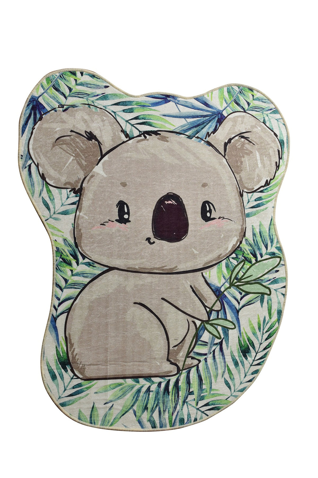 TEPPI Koala gulvtæppe til børn organisk multifarvet polyester 120x160