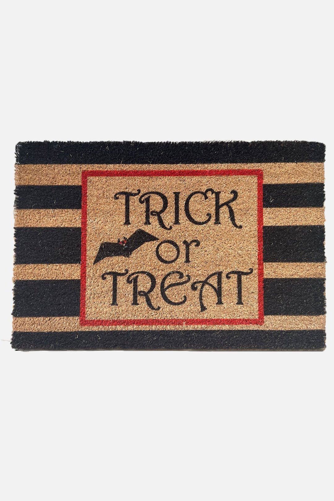 TEPPI Trick or Treat Coco dørmåtte m. mønster rektangulær multifarvet kokos 60x40