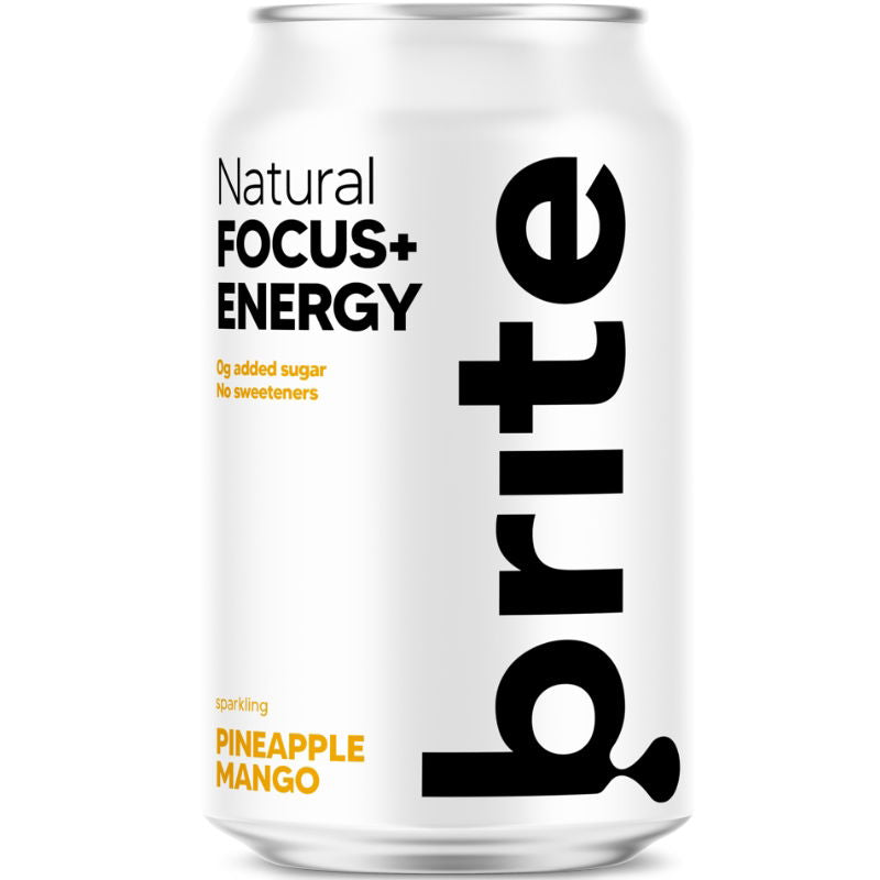 Produktbillede af Brite Energy Pineapple & Mango 33cl på tilbud i premium kvalitet