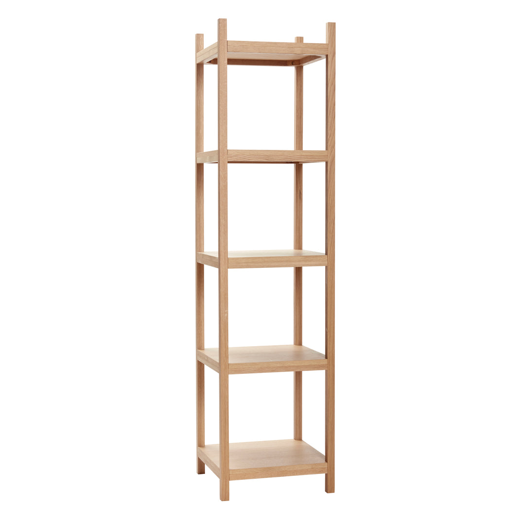 Produktbillede af HÃBSCH REOL M/5 HYLDER EGETRÆ NATUR 180 i premium kvalitet