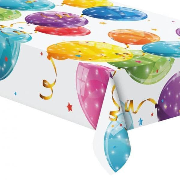 Plastikdug "Funklende Balloner" 120x180 Cm ❤ Kæmpe udvalg i Godan ❤ Billig fragt og hurtig levering 2 - 5 hverdage - Varenummer: BAR-774118 / Ean: '5201184881514 på lager - Udsalg på Hjem og have | Køkken og spisestue | Barudstyr Spar op til 63% - Over 1150 kendte brands på udsalg