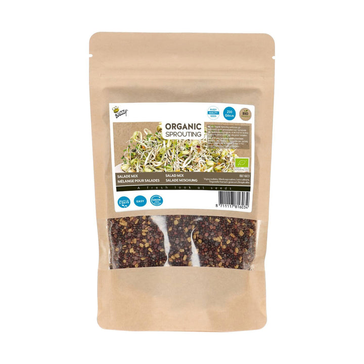 Produktbillede af Økologisk salatmix spirer frø 250 g på tilbud i høj kvalitet