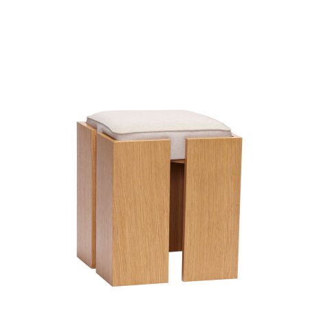 Produktbillede af HUBSCH FORMA SKAMMEL SAND/NATUR 39 i premium kvalitet