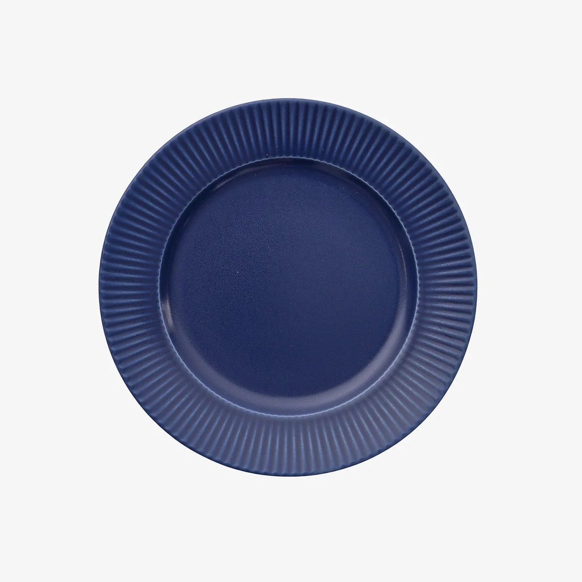 Produktbillede af Aida Groovy frokost tallerken stentøj blå 1 stk 21 cm i premium kvalitet