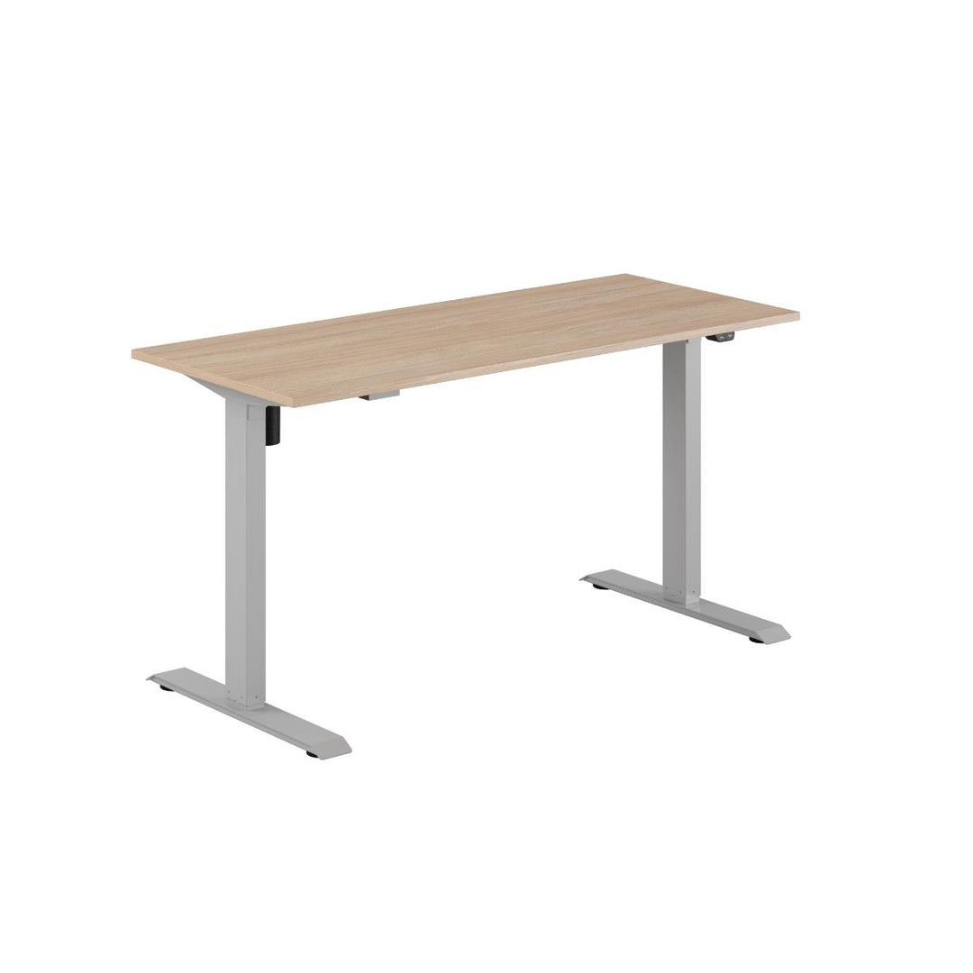 Produktbillede af EASY Hæve/Sænkebord m/1 motor 140x60cm Urban-grå på tilbud