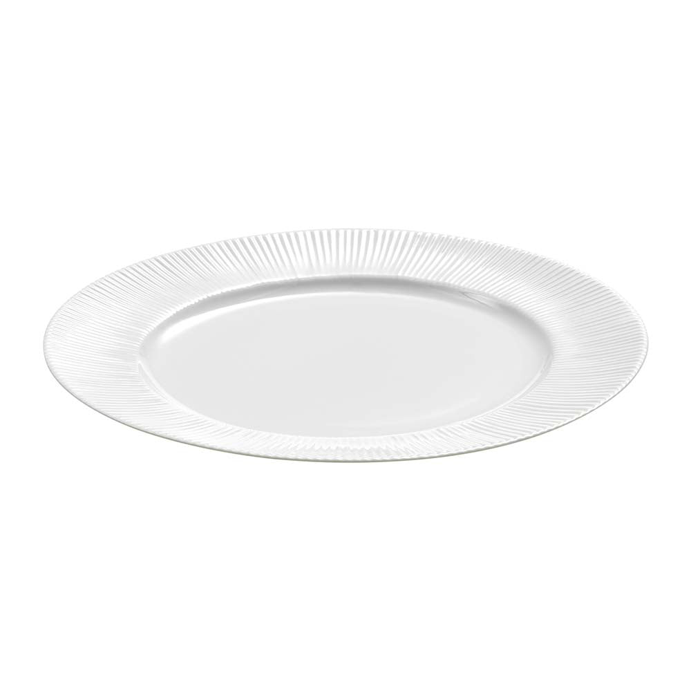 Produktbillede af Aida Groovy Porcelæn Middags tallerken 26,5 cm hvid i premium kvalitet