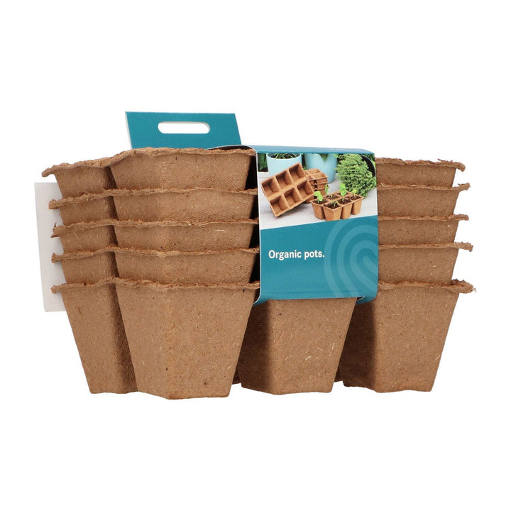 Produktbillede af Fiberbakker med 6 rum til forspiring 5 stk på tilbud i høj kvalitet