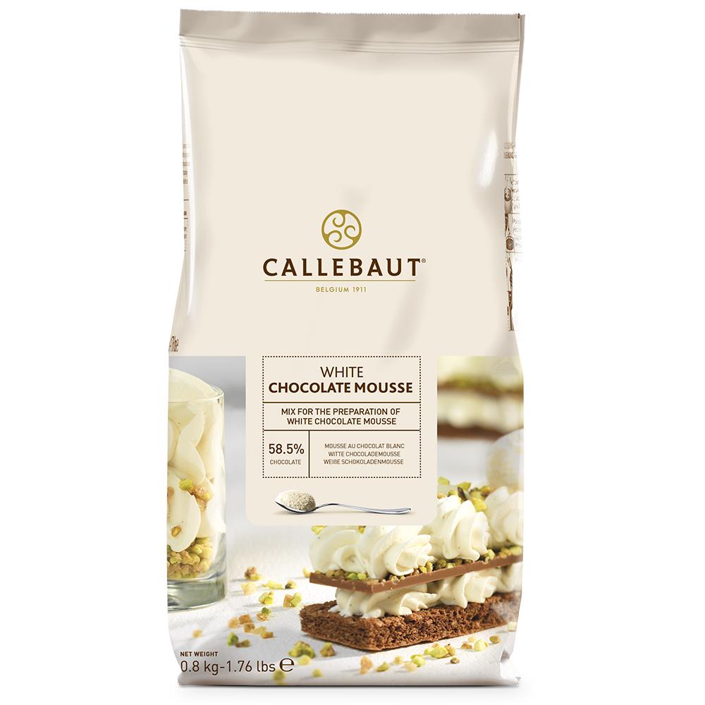Produktbillede af Hvid Chokolademousse Pulver Pk 800 G på tilbud – premium kvalitet og detaljer