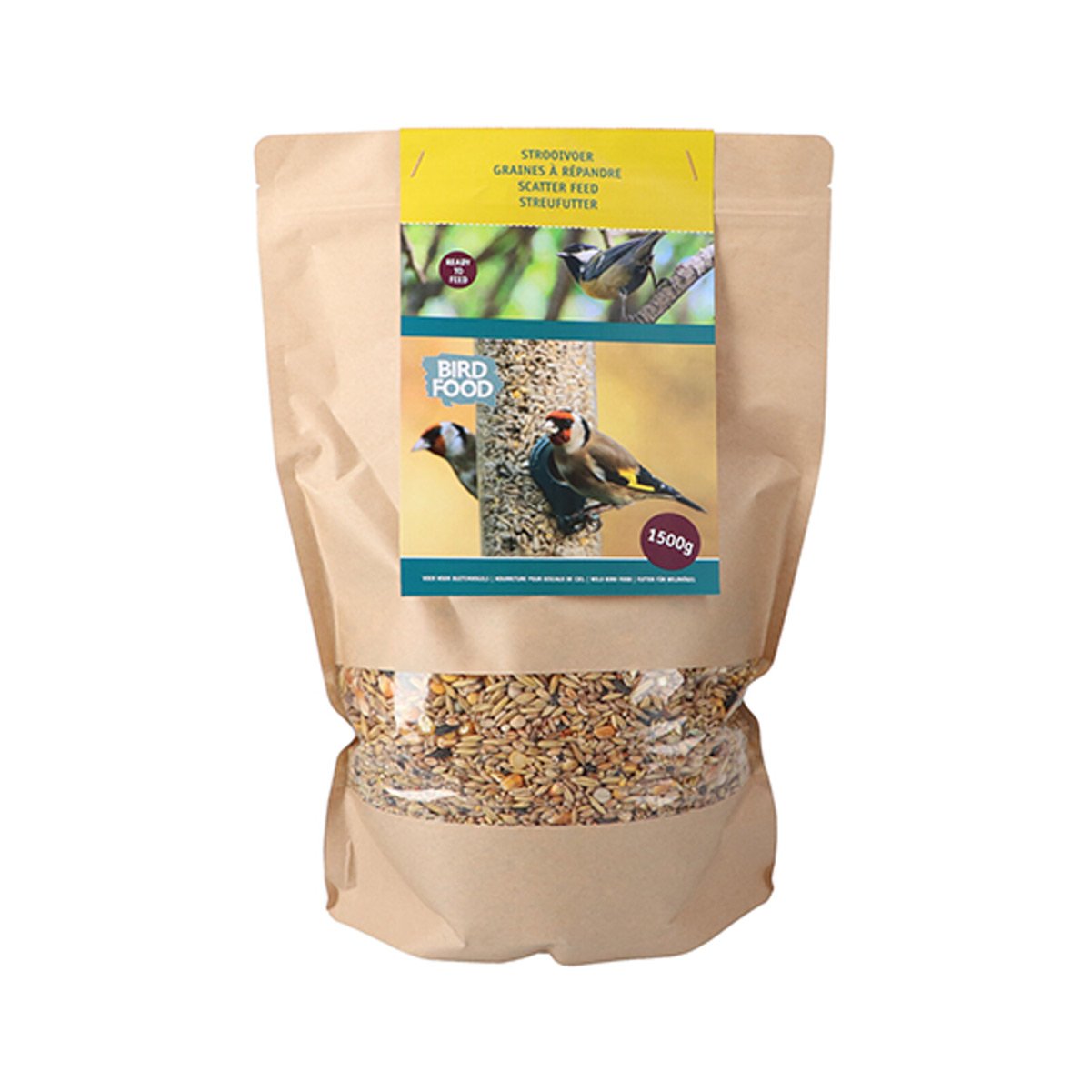 Produktbillede af Fuglefodermix 1,5 kg. på tilbud i høj kvalitet