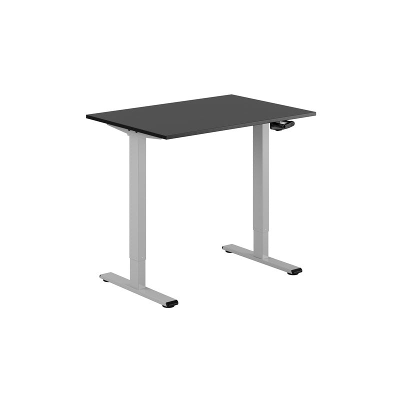 Produktbillede af ECO Hæve/Sænkebord manuelt 100x70cm Sort-grå på tilbud