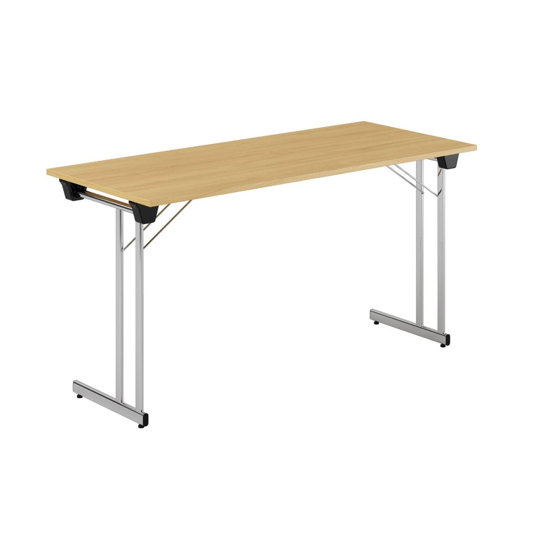 Produktbillede af Kongress Style 140x60cm Sammenklappeligt bord Eg-krom på tilbud