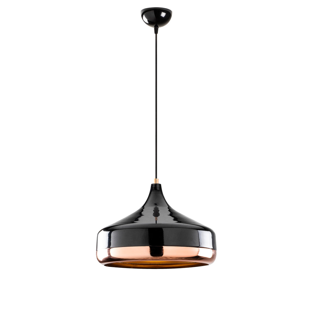 LUMI Auranix loftlampe kobber og sort metal