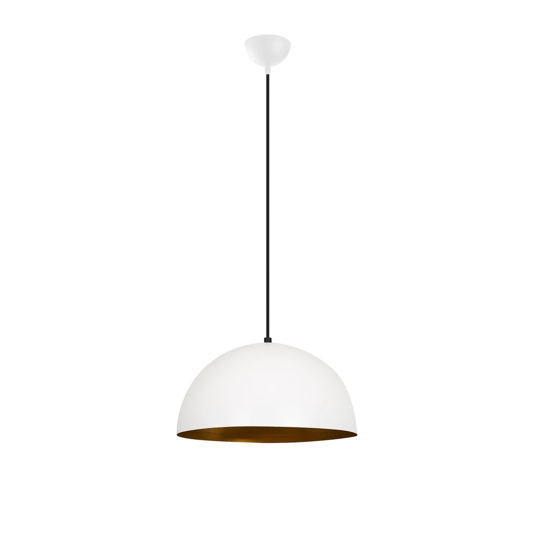 LUMI Alcácer loftlampe hvid og guld metal