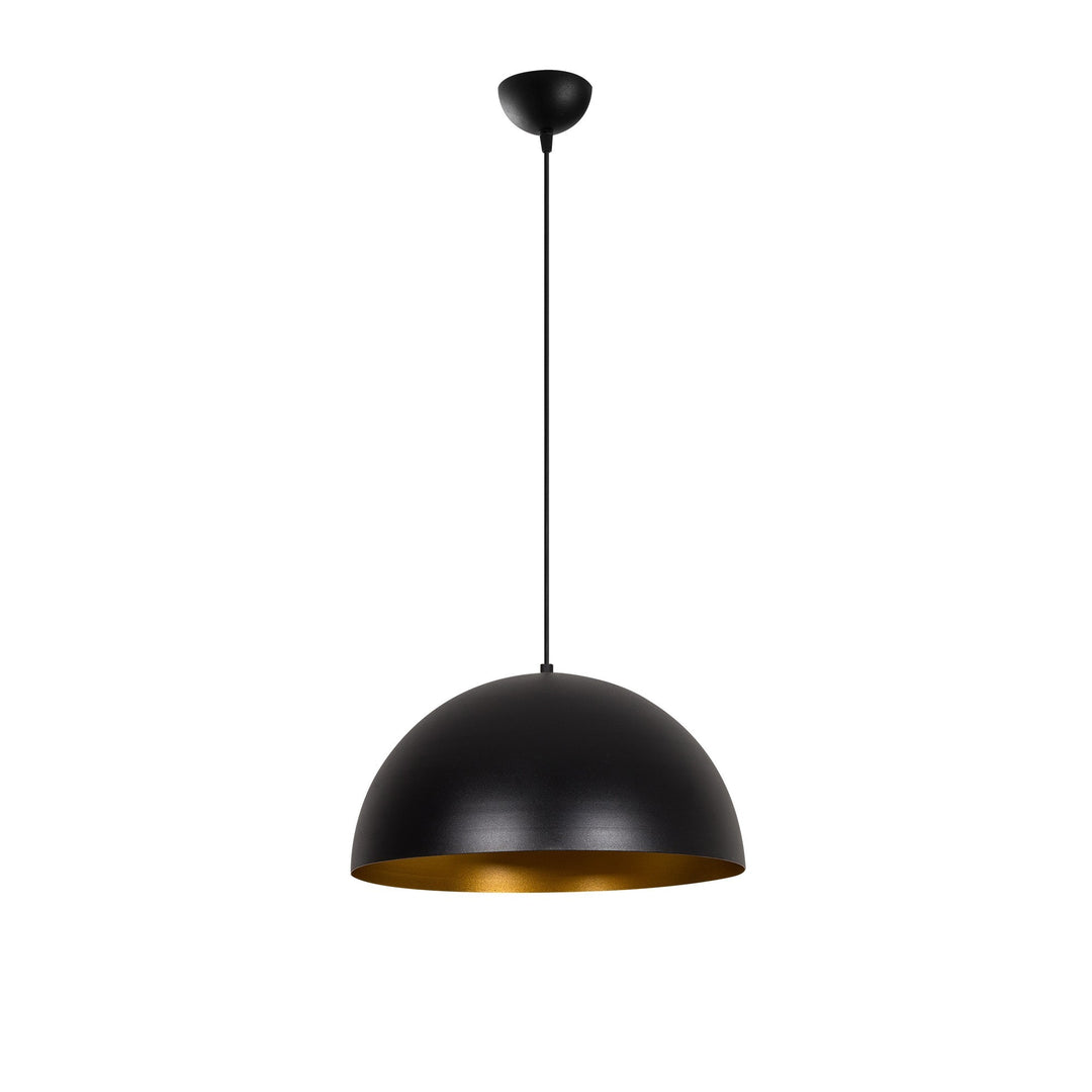 LUMI AngoulÃªme loftlampe guld og sort jern