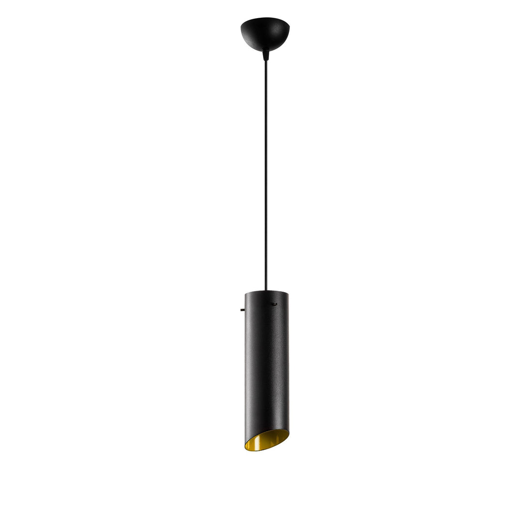 LUMI Sivani MR loftlampe m. justerbar højde gul og sort metal