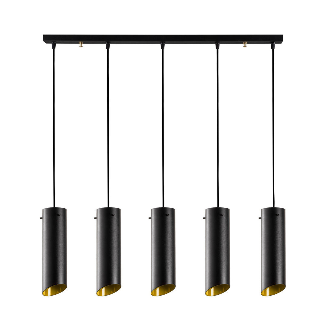 LUMI Roquetas de Mar loftlampe gul og sort metal