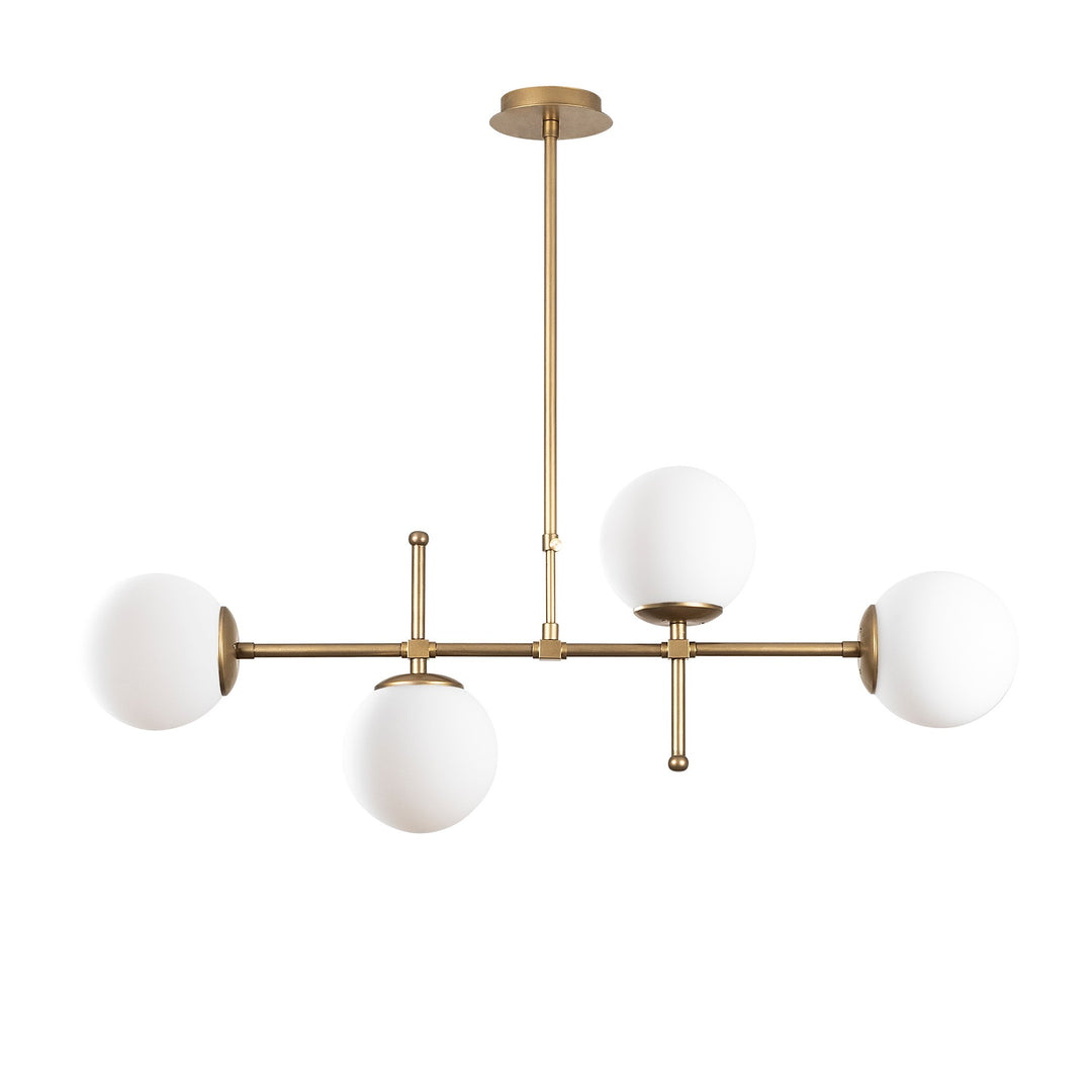 LUMI Lysifera loftlampe glas og guld metal