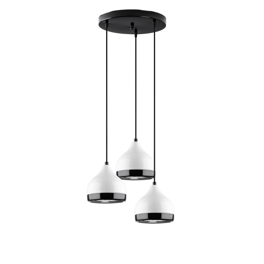 LUMI Périgueux loftlampe hvid metal