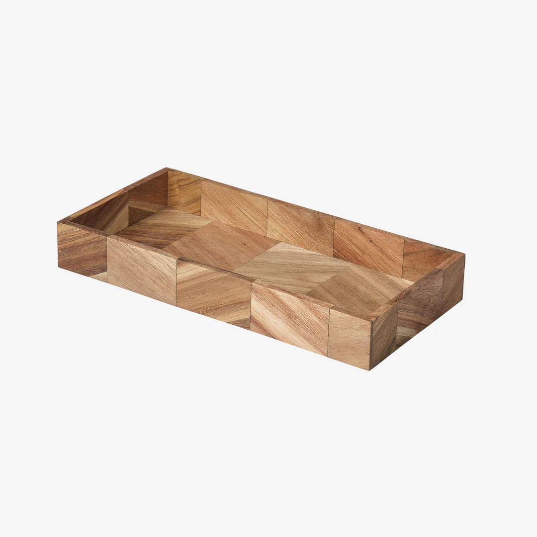 Produktbillede af Aida Bakke Sildemønstret akacietræ. 30x15x4.0 cm. i premium kvalitet