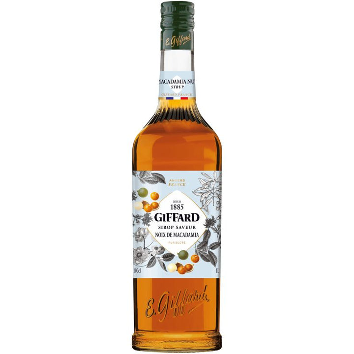 Produktbillede af Giffard Syrup Macadamia Nut 1 Ltr på tilbud i premium kvalitet
