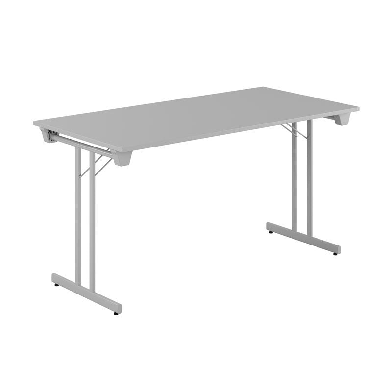 Produktbillede af Dinner Style 140x70cm Sammenklappeligt bord Grå-grå på tilbud