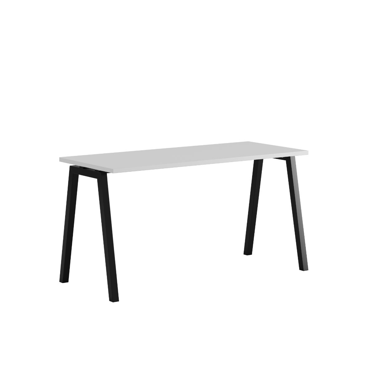 Produktbillede af Luna A Bord 140x60cm Hvid-sort på tilbud