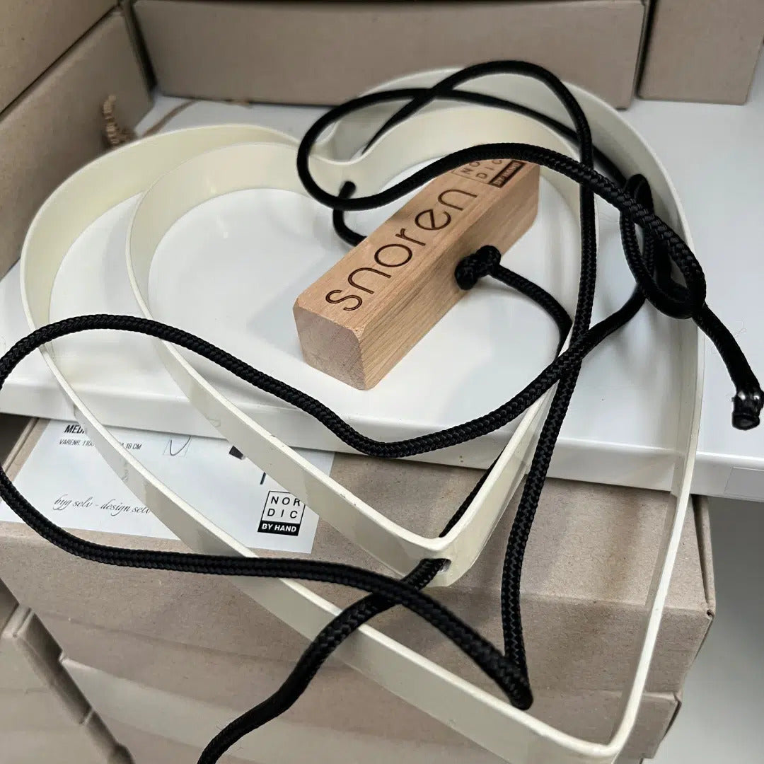 Snoren Jernhjerte outline creme medium