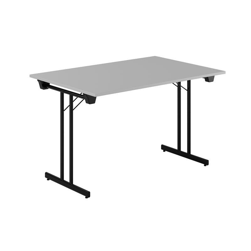 Produktbillede af Dinner Style 120x80cm Sammenklappeligt bord Grå-sort på tilbud