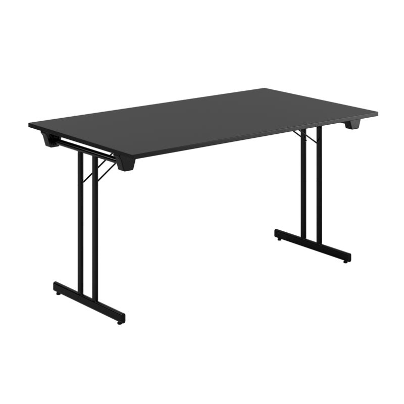 Produktbillede af Dinner Style 140x80cm Sammenklappeligt bord Sort sort på tilbud