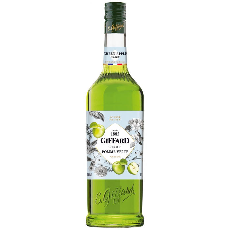 Produktbillede af Giffard Syrup Grøn Æble 1 Ltr på tilbud i premium kvalitet