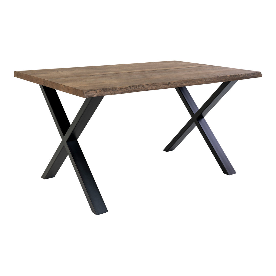 Produktbillede af Juva Spisebord i røget eg 95 x 140 cm med eller uden tillægsplader Uden tillægsplader på tilbud i høj kvalitet