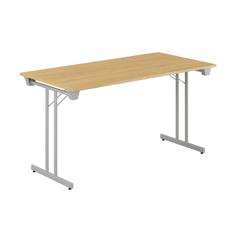 Produktbillede af Dinner Style 140x70cm Sammenklappeligt bord Eg-grå på tilbud