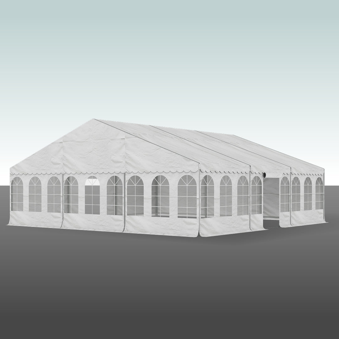 Produktbillede af Partytelt Komplet 9 x 9 mtr. HVID Hvid på tilbud