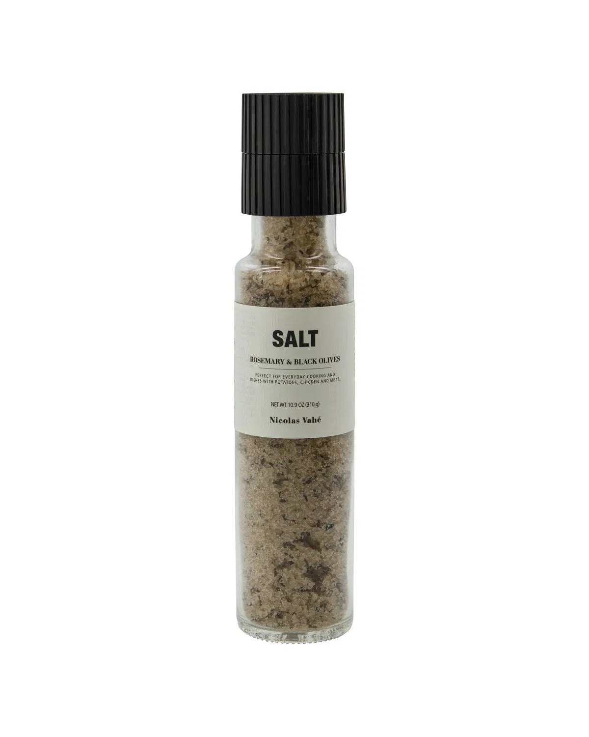 Produktbillede af Nicolas Vahé Salt Rosemary & black olives 310 g i premium kvalitet