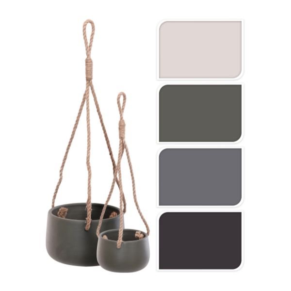 Urtepotte Med Reb 2 Stk ❤ Kæmpe udvalg i HAAHR & CO ❤ Billig fragt og hurtig levering 2 - 5 hverdage - Varenummer: BAR-666860 / Ean: &