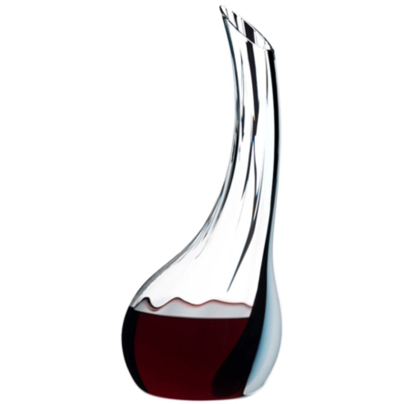 Produktbillede af Riedel Karaffel Cornetto Single Fatto A Mano Sort/hvid på tilbud i brug