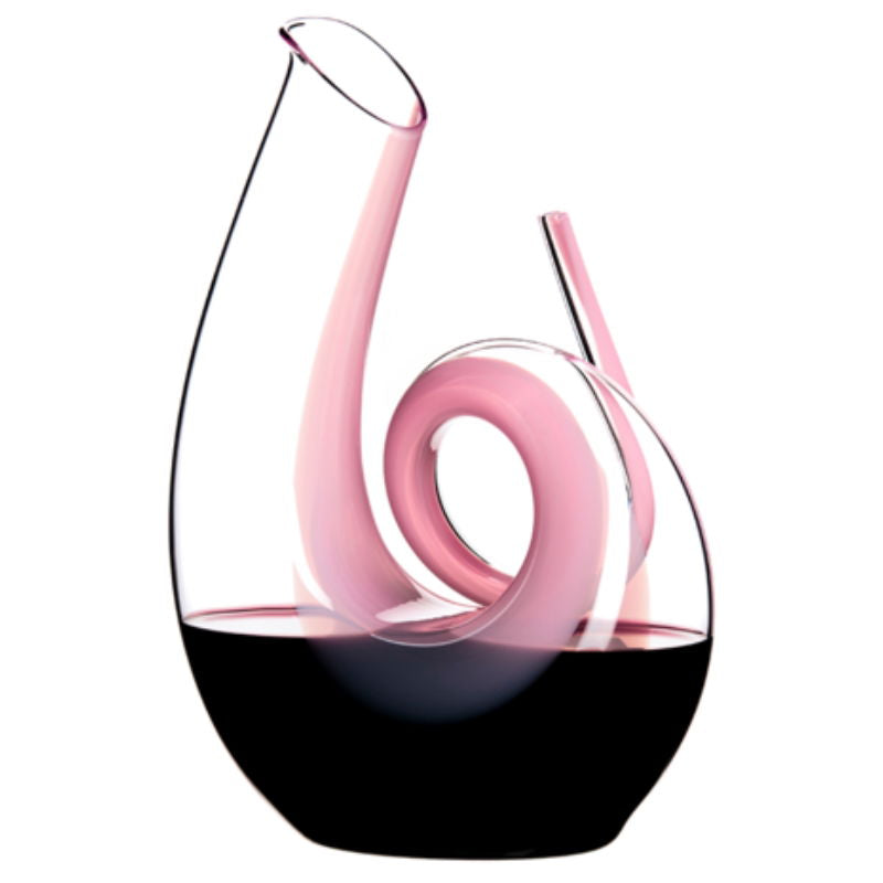 Produktbillede af Riedel Karaffel Curly Pink på tilbud i brug