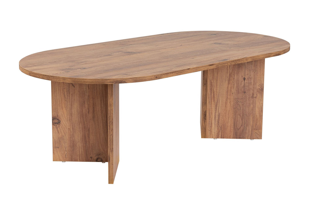 NORDVÄRK Sable sofabord oval Atlantic Pine melamin 119x60