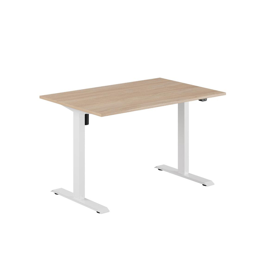 Produktbillede af EASY Hæve/Sænkebord m/1 motor 120x80cm Urban-hvid på tilbud