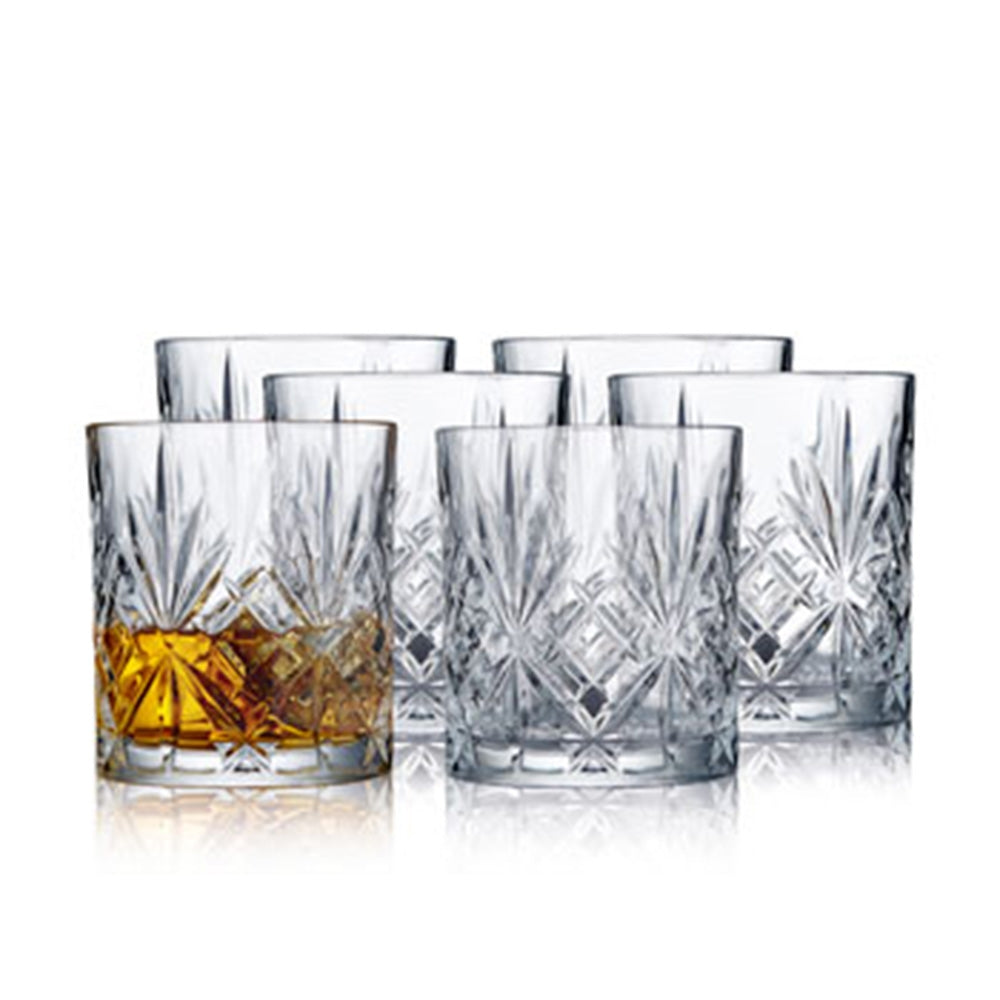 Produktbillede af Lyngby Glas Melodia Lowball 6 stk i premium kvalitet