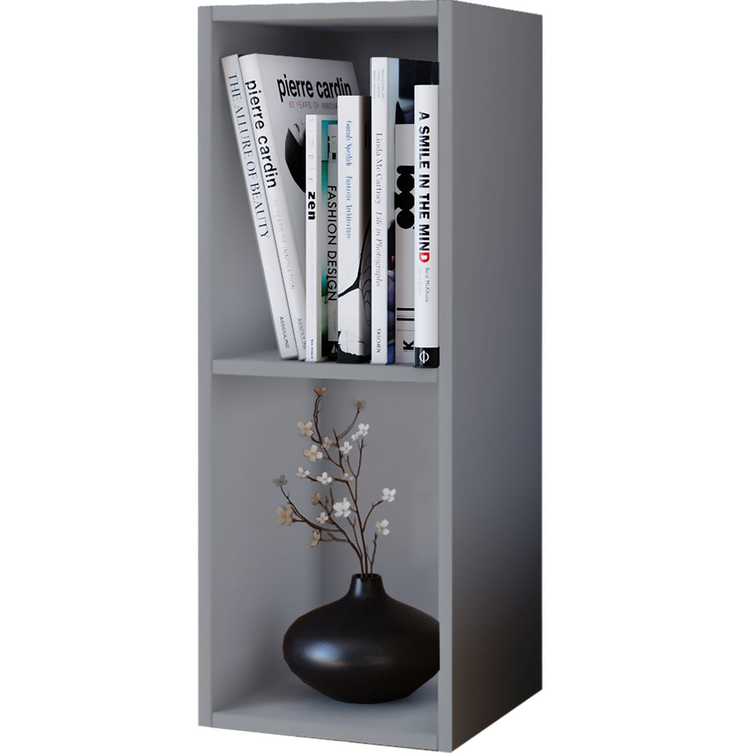 Mendas Mini reol m. 1 hylde grå træ H:72cm x34cm x 30cm