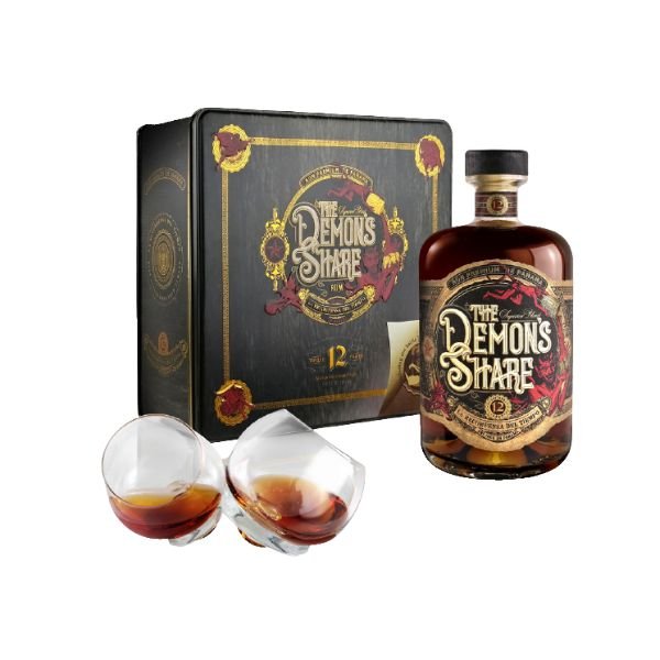 The Demons Share 12 Års 70cl M/glas Gaveæske ❤ Stort online udvalg i The demonâs Share ❤ Billig fragt og hurtig levering 2 - 5 hverdage ❤ Varenummer: BAR-658751 / Ean: '8009366980539 på lager - Udsalg på Fødevarer, drikkevarer og tobak | Drikkevarer | Alkoholiske drikke | Spiritus | Rom Spar op til 61% - Over 400 kendte brands på udsalg