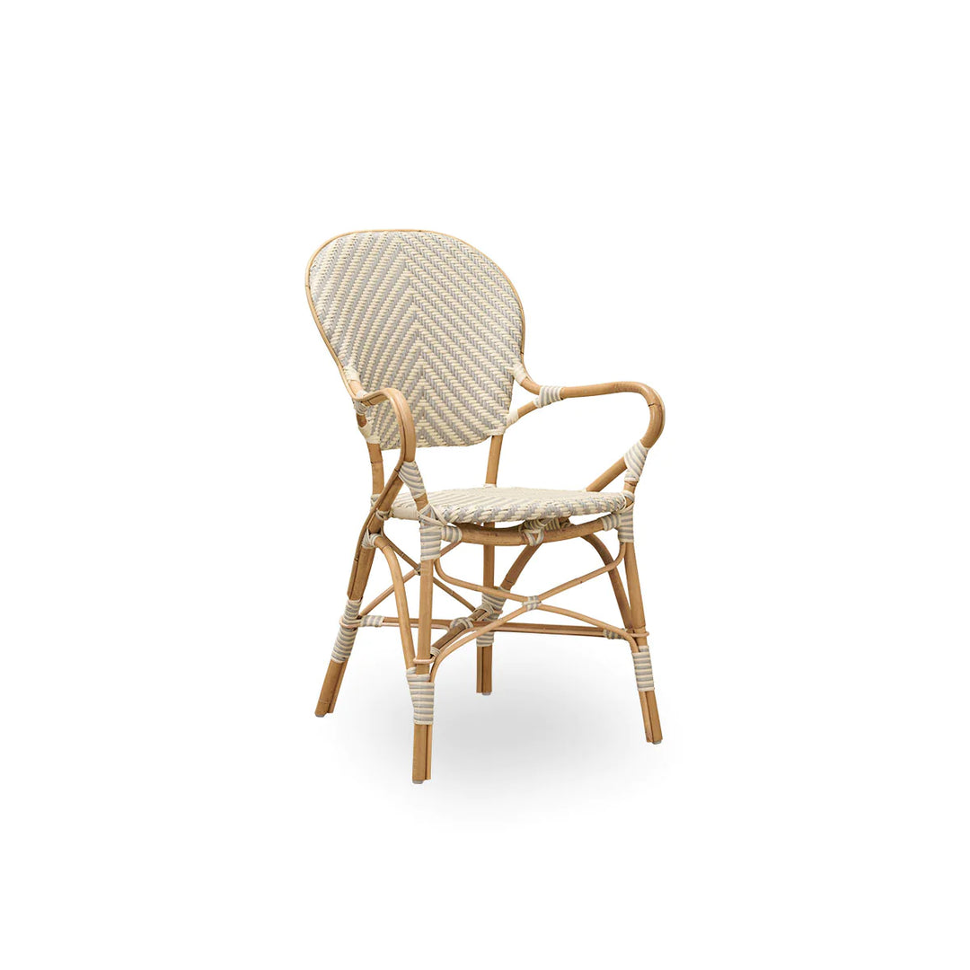 Produktbillede af SIKA DESIGN ISABELL CAFÃSTOL M/ARMLÆN EVORY/GRÅ 93 i premium kvalitet