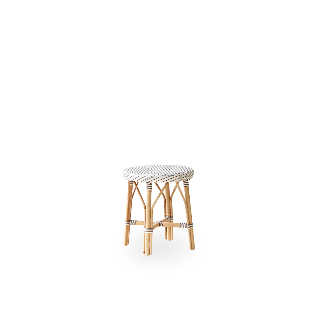 Produktbillede af SIKA DESIGN SIMONE SKAMMEL HVID 52 i premium kvalitet