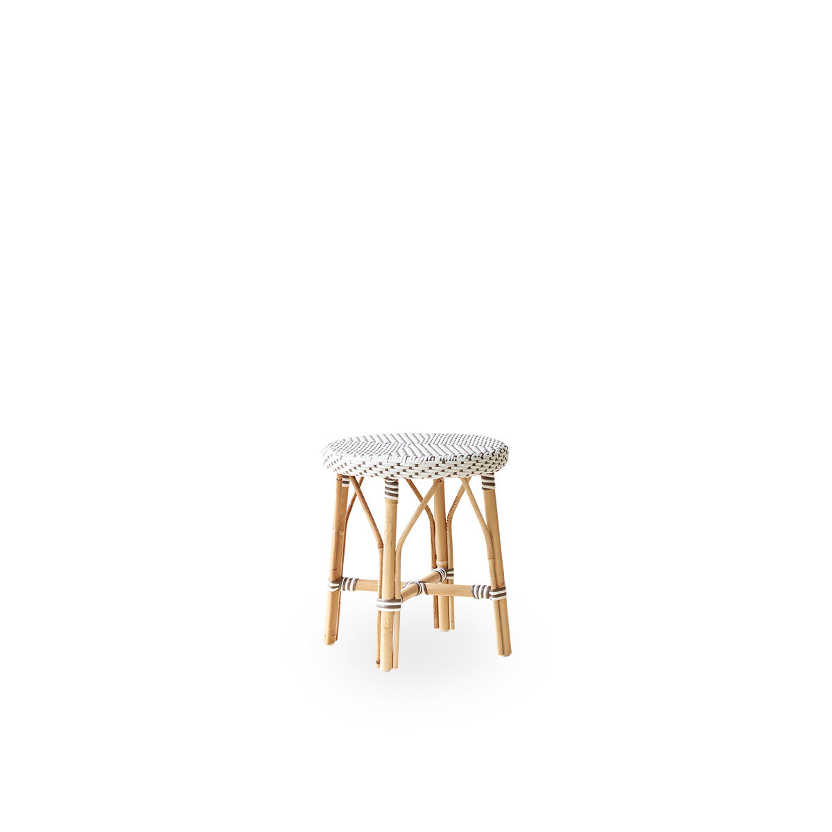 Produktbillede af SIKA DESIGN SIMONE SKAMMEL HVID 52 i premium kvalitet