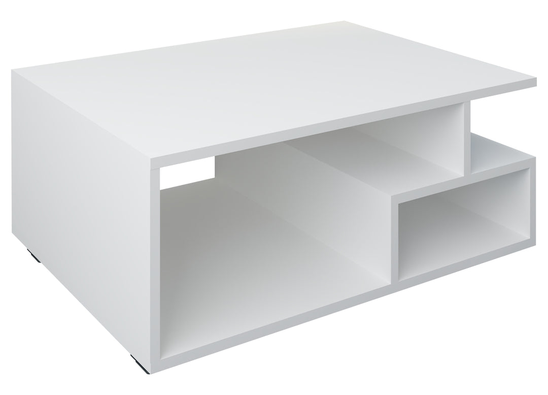 VCM NORDIC Sulas sofabord m. 4 rum hvid træ 80x50