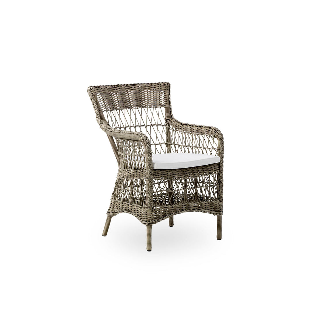 Produktbillede af SIKA DESIGN MARIA EXTERIOR STOL M/ARMLÆN INKL/HYNDE ANTIK 87 i premium kvalitet
