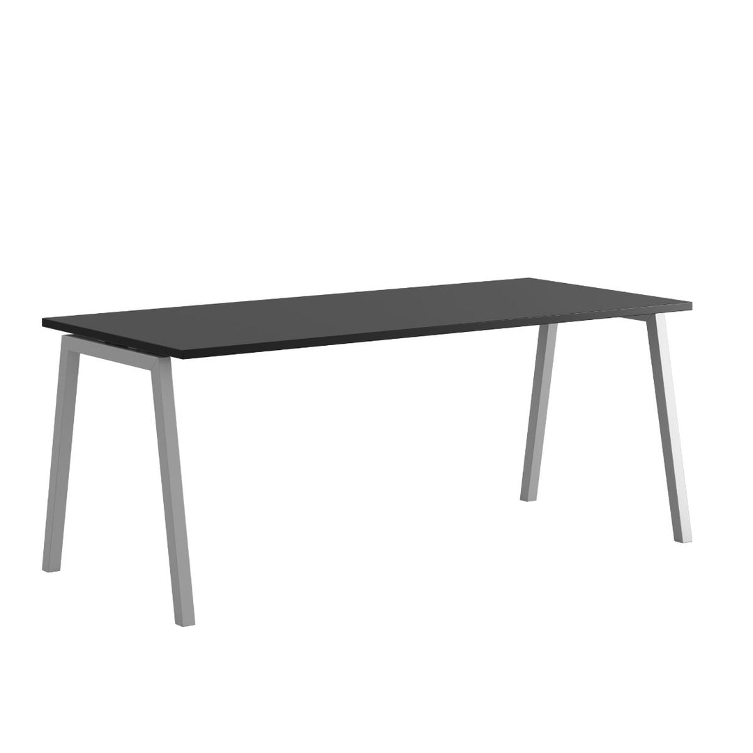 Produktbillede af Luna A Bord 180x80cm Sort-hvid på tilbud