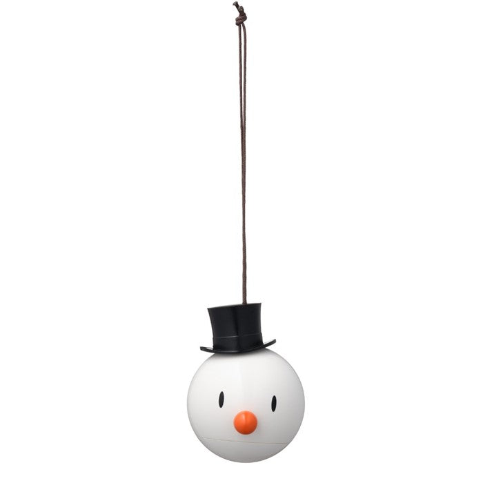 Produktbillede af Hoptimist Snemand Ornament hvid 2 stk i premium kvalitet